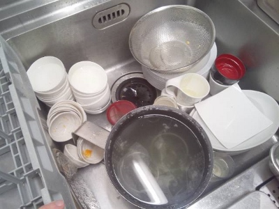 皿洗いのコツ　選ぶ皿